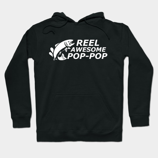 Fishing pop pop - Reel Awesome pop-pop Hoodie by KC Happy Shop